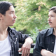 Justin Long (left), Carrie Brownstein (IFC)